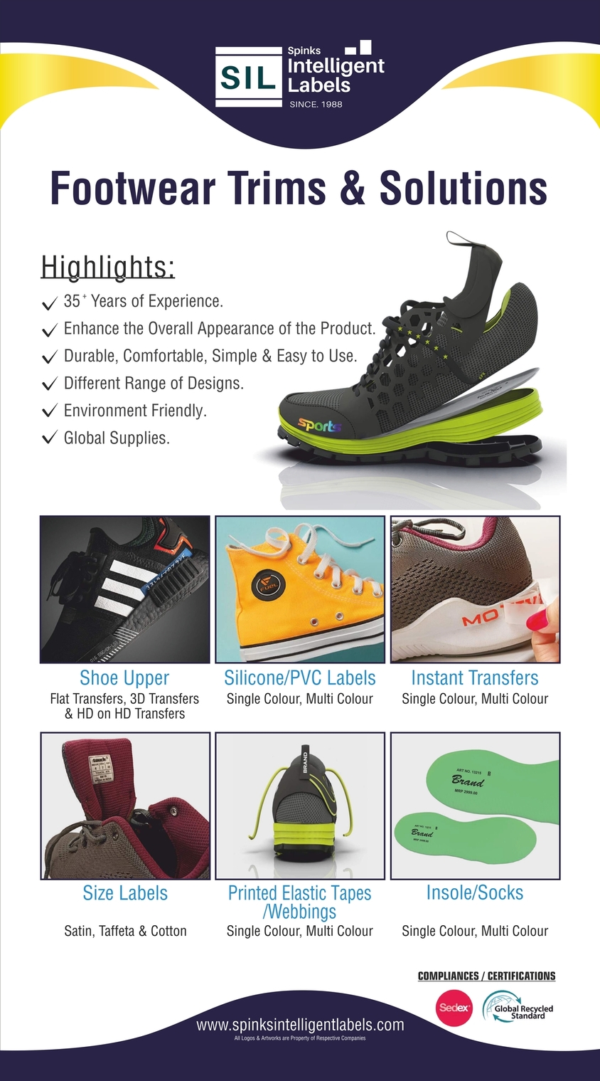 Footwear IIFF Banner 4, Footwear Printing Solutions , Footwear Printing Inks, EPIC Pad printing solution for Footwear