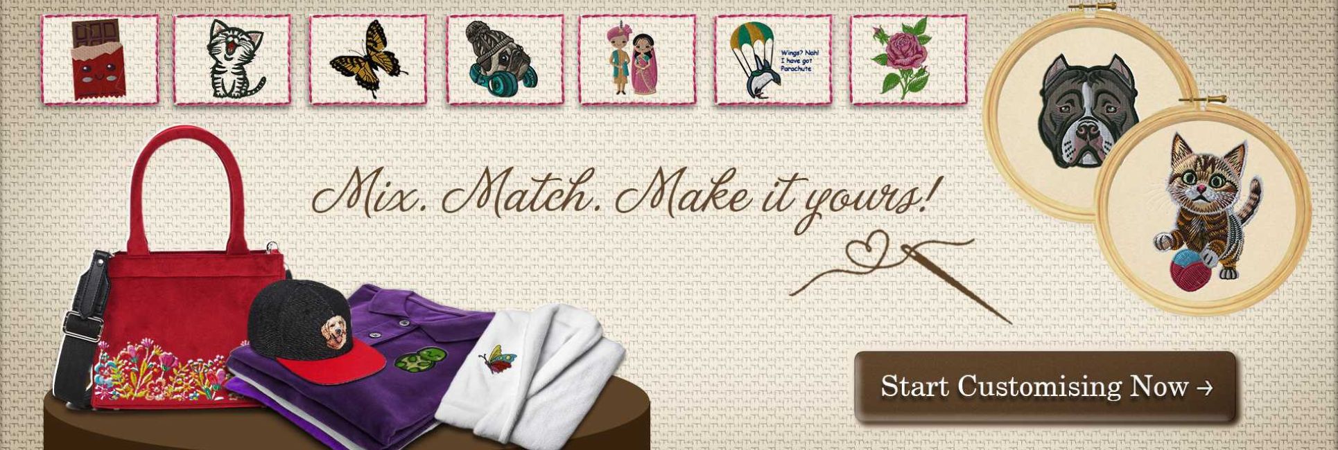 Embroidery customization