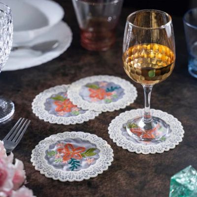 wine doilies